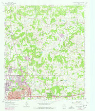 Longview Heights Texas Historical topographic map, 1:24000 scale, 7.5 X 7.5 Minute, Year 1962