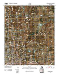 Longview Heights Texas Historical topographic map, 1:24000 scale, 7.5 X 7.5 Minute, Year 2010