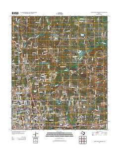 Longview Heights Texas Historical topographic map, 1:24000 scale, 7.5 X 7.5 Minute, Year 2013