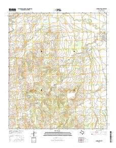 Longworth Texas Current topographic map, 1:24000 scale, 7.5 X 7.5 Minute, Year 2016