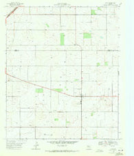 Loop Texas Historical topographic map, 1:24000 scale, 7.5 X 7.5 Minute, Year 1969