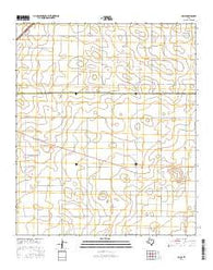Loop Texas Current topographic map, 1:24000 scale, 7.5 X 7.5 Minute, Year 2016