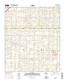 Loop Texas Current topographic map, 1:24000 scale, 7.5 X 7.5 Minute, Year 2016