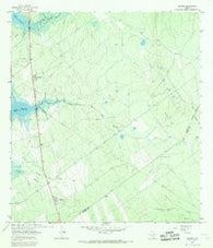 Lopeno Texas Historical topographic map, 1:24000 scale, 7.5 X 7.5 Minute, Year 1965
