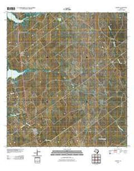 Lopeno Texas Historical topographic map, 1:24000 scale, 7.5 X 7.5 Minute, Year 2010