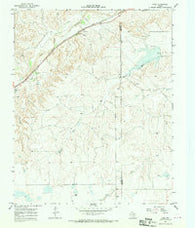 Lora Texas Historical topographic map, 1:24000 scale, 7.5 X 7.5 Minute, Year 1967