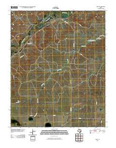 Lora Texas Historical topographic map, 1:24000 scale, 7.5 X 7.5 Minute, Year 2010