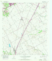 Lorena Texas Historical topographic map, 1:24000 scale, 7.5 X 7.5 Minute, Year 1957