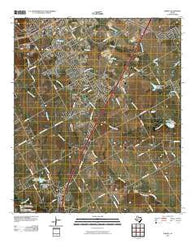 Lorena Texas Historical topographic map, 1:24000 scale, 7.5 X 7.5 Minute, Year 2010