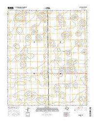 Lorenzo Texas Current topographic map, 1:24000 scale, 7.5 X 7.5 Minute, Year 2016