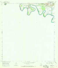 Los Ebanos Texas Historical topographic map, 1:24000 scale, 7.5 X 7.5 Minute, Year 1965