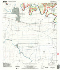 Los Ebanos Texas Historical topographic map, 1:24000 scale, 7.5 X 7.5 Minute, Year 2002
