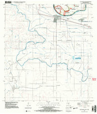 Los Ebanos NW Texas Historical topographic map, 1:24000 scale, 7.5 X 7.5 Minute, Year 2002