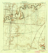 Los Fresnos Texas Historical topographic map, 1:31680 scale, 7.5 X 7.5 Minute, Year 1936