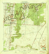 Los Fresnos Texas Historical topographic map, 1:31680 scale, 7.5 X 7.5 Minute, Year 1936