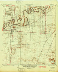 Los Fresnos Texas Historical topographic map, 1:31680 scale, 7.5 X 7.5 Minute, Year 1936