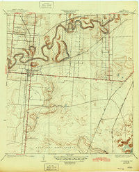 Los Fresnos Texas Historical topographic map, 1:31680 scale, 7.5 X 7.5 Minute, Year 1936
