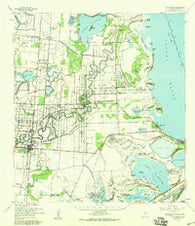 Los Fresnos Texas Historical topographic map, 1:62500 scale, 15 X 15 Minute, Year 1956