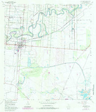 Los Fresnos Texas Historical topographic map, 1:24000 scale, 7.5 X 7.5 Minute, Year 1955