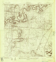 Los Fresnos Texas Historical topographic map, 1:24000 scale, 7.5 X 7.5 Minute, Year 1930