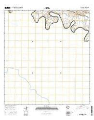 Los Ebanos Texas Current topographic map, 1:24000 scale, 7.5 X 7.5 Minute, Year 2016