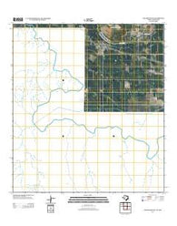 Los Ebanos NW Texas Historical topographic map, 1:24000 scale, 7.5 X 7.5 Minute, Year 2013
