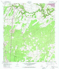 Losoya Texas Historical topographic map, 1:24000 scale, 7.5 X 7.5 Minute, Year 1958