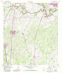 Losoya Texas Historical topographic map, 1:24000 scale, 7.5 X 7.5 Minute, Year 1958