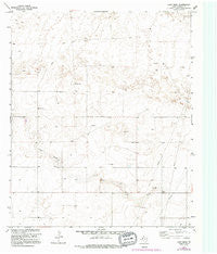 Lost Draw Texas Historical topographic map, 1:24000 scale, 7.5 X 7.5 Minute, Year 1970