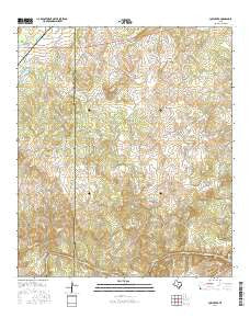 Lost Creek Texas Current topographic map, 1:24000 scale, 7.5 X 7.5 Minute, Year 2016
