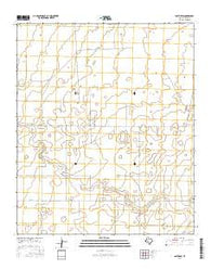 Lost Draw Texas Current topographic map, 1:24000 scale, 7.5 X 7.5 Minute, Year 2016