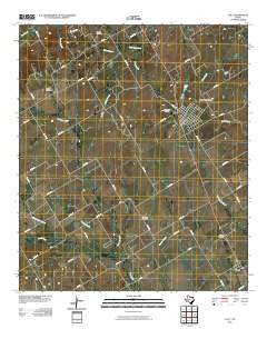Lott Texas Historical topographic map, 1:24000 scale, 7.5 X 7.5 Minute, Year 2010