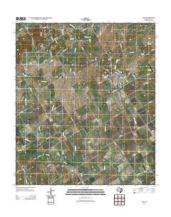 Lott Texas Historical topographic map, 1:24000 scale, 7.5 X 7.5 Minute, Year 2012