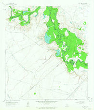 Lott Lake Texas Historical topographic map, 1:24000 scale, 7.5 X 7.5 Minute, Year 1962