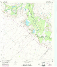 Lott Lake Texas Historical topographic map, 1:24000 scale, 7.5 X 7.5 Minute, Year 1962