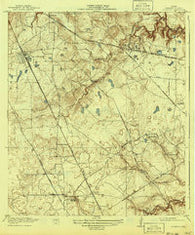 Louetta Texas Historical topographic map, 1:31680 scale, 7.5 X 7.5 Minute, Year 1920