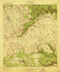 Louetta Texas Historical topographic map, 1:31680 scale, 7.5 X 7.5 Minute, Year 1920