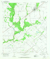 Louise Texas Historical topographic map, 1:24000 scale, 7.5 X 7.5 Minute, Year 1965