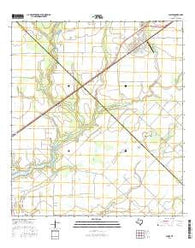 Louise Texas Current topographic map, 1:24000 scale, 7.5 X 7.5 Minute, Year 2016