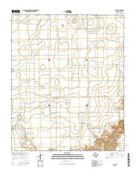 Love Texas Current topographic map, 1:24000 scale, 7.5 X 7.5 Minute, Year 2016