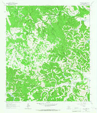 Love Creek Texas Historical topographic map, 1:24000 scale, 7.5 X 7.5 Minute, Year 1964