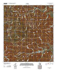 Love Creek Texas Historical topographic map, 1:24000 scale, 7.5 X 7.5 Minute, Year 2010