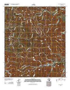 Love Creek Texas Historical topographic map, 1:24000 scale, 7.5 X 7.5 Minute, Year 2010