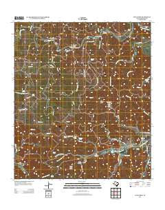 Love Creek Texas Historical topographic map, 1:24000 scale, 7.5 X 7.5 Minute, Year 2012