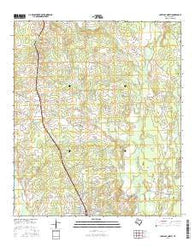 Lovelady North Texas Current topographic map, 1:24000 scale, 7.5 X 7.5 Minute, Year 2016
