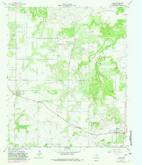 Loving Texas Historical topographic map, 1:24000 scale, 7.5 X 7.5 Minute, Year 1964
