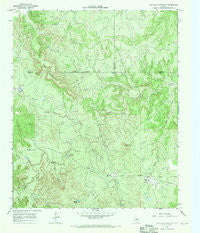 Lowrance Mountain Texas Historical topographic map, 1:24000 scale, 7.5 X 7.5 Minute, Year 1966