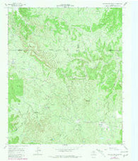 Lowrance Mountain Texas Historical topographic map, 1:24000 scale, 7.5 X 7.5 Minute, Year 1966