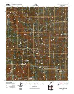 Lowrance Mountain Texas Historical topographic map, 1:24000 scale, 7.5 X 7.5 Minute, Year 2010