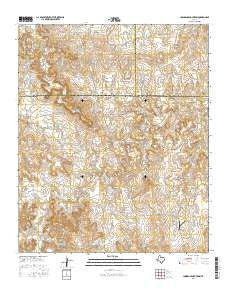 Lowrance Mountain Texas Current topographic map, 1:24000 scale, 7.5 X 7.5 Minute, Year 2016